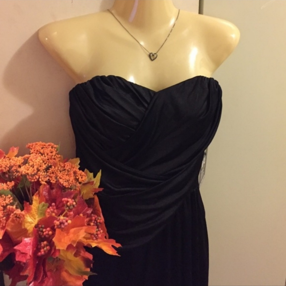 Express Black Satin Cocktail Dress-NWT!